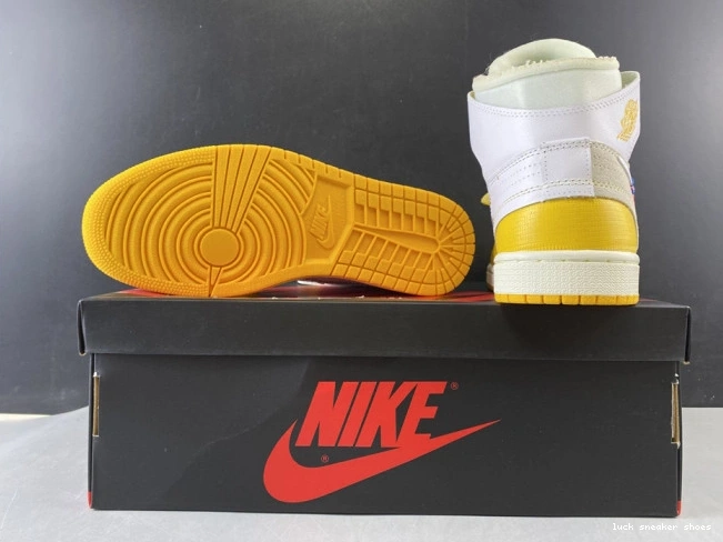 Reps LUCY NRG Off-White Dark Jordan Powder White AQ0818-149 x Yellow-Cone Air 1 0717